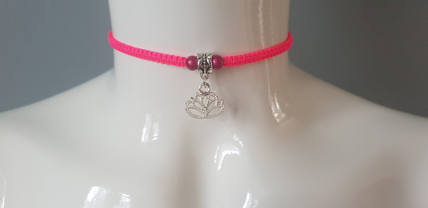 Lotus flower choker