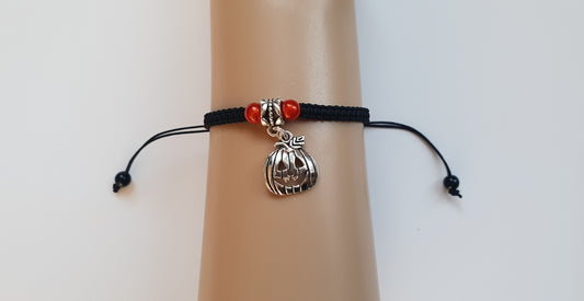 Pumpkin charm bracelet