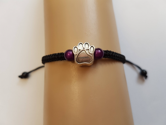 Paw print bracelet